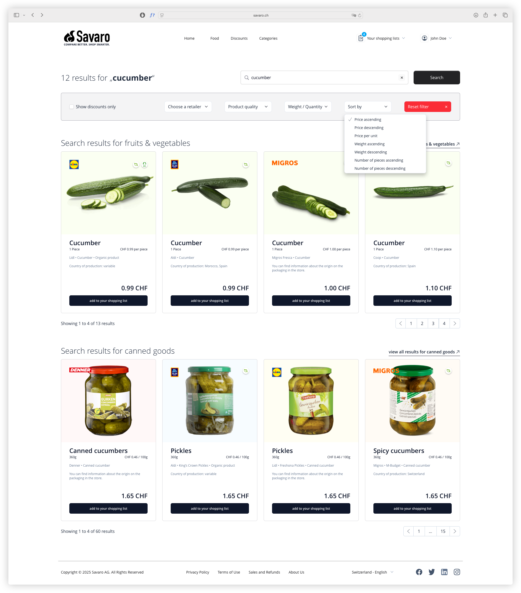 Savaro • Compare better. Shop smarter.